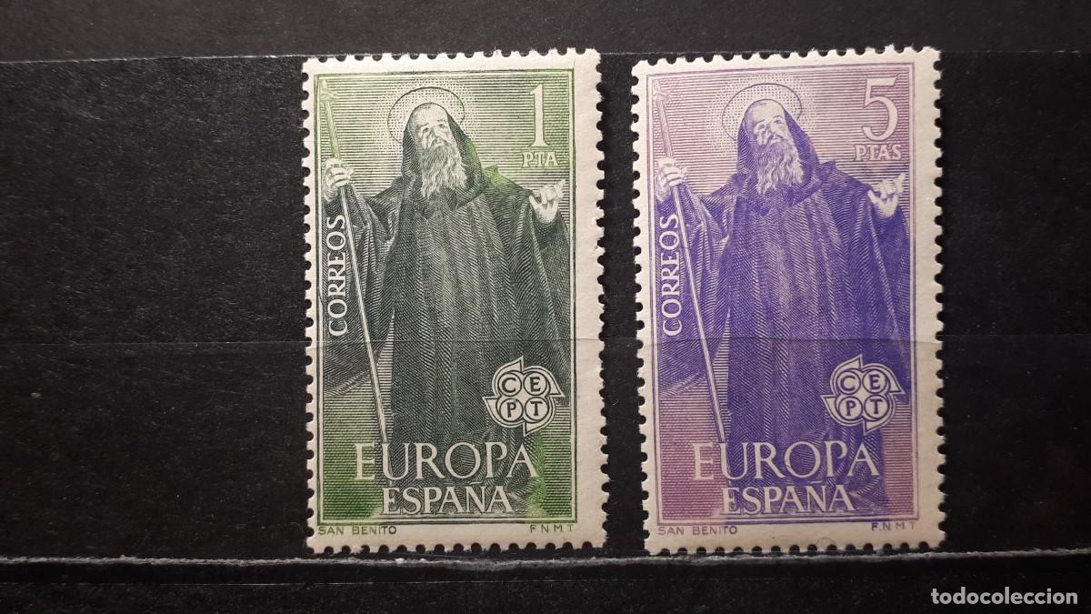 Sellos: ESPA&Ntilde;A. A&Ntilde;O 1965 *. EDIFIL 1675/6 - Foto 1