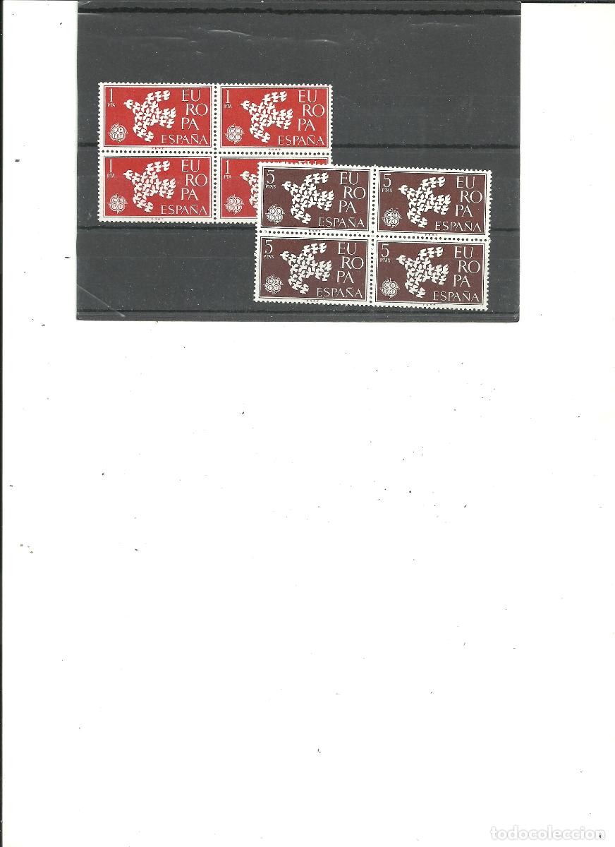 Timbres: ESPA&Ntilde;A- 1371/1372 Europa CEPT a&ntilde;o 61 en bloque cuatro(seg&uacute;n foto )
