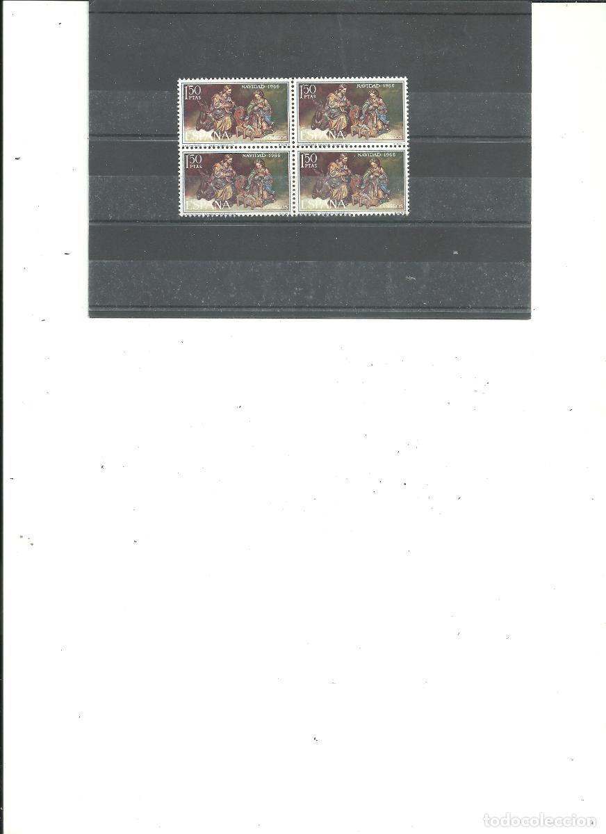 Timbres: ESPA&Ntilde;A- 1764 Navidad a&ntilde;o 66 en bloque de cuatro (seg&uacute;n foto)