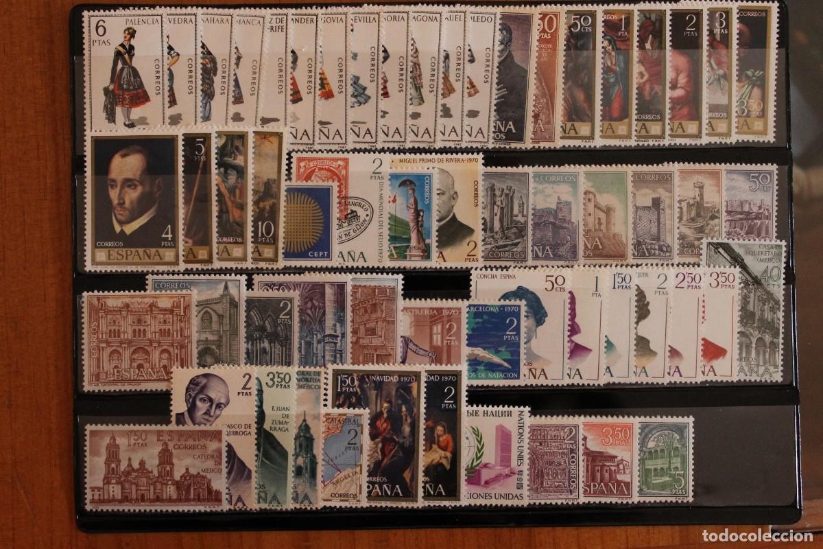 Sellos: SELLOS A&Ntilde;O 1970 COMPLETO, SELLOS NUEVOS - Foto 1