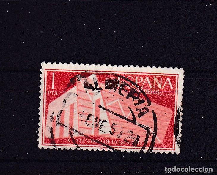 Sellos: ESPA&Ntilde;A 1198 usada, centenario estad&iacute;sticas - Foto 1