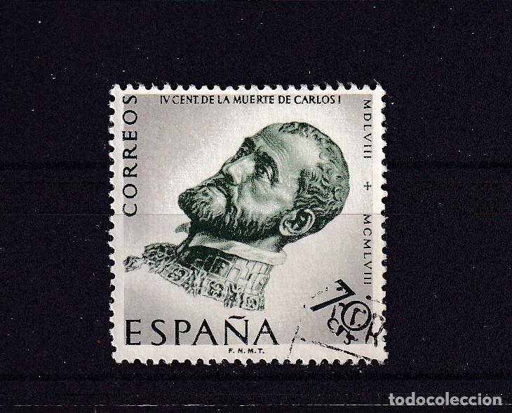 Sellos: ESPA&Ntilde;A 1226 usada, IV CENTENARIO MUERTE CARLOS I - Foto 1