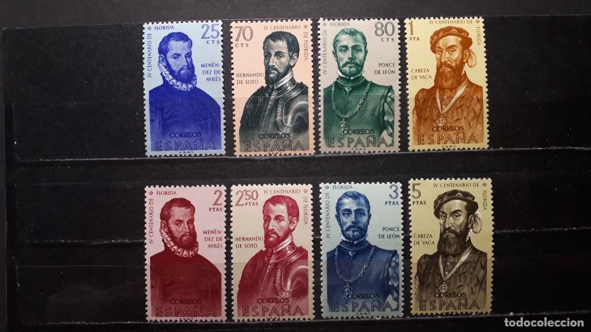 Sellos: ESPA&Ntilde;A. A&Ntilde;O 1960 **. EDIFIL 1298/305 - Foto 1