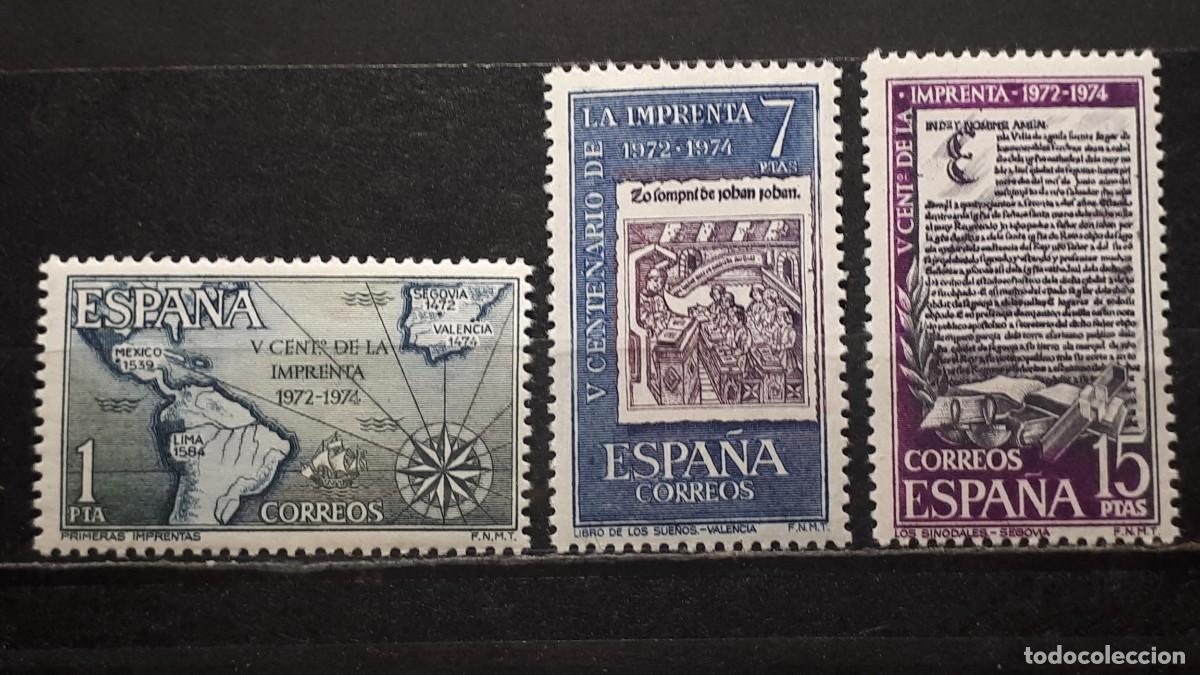 Sellos: Espa&ntilde;a. A&Ntilde;O 1973 ** edifil 2164/6 - Foto 1