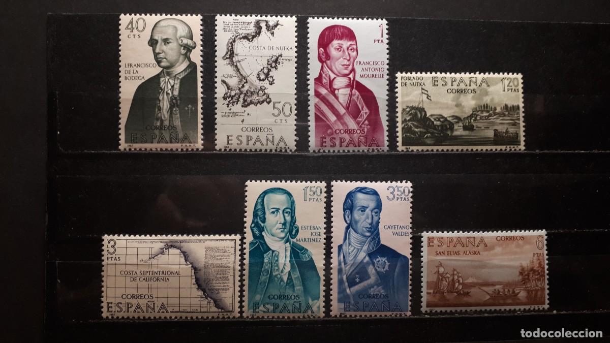Sellos: Espa&ntilde;a. A&Ntilde;O 1967. ** edifil 1819/26. - Foto 1