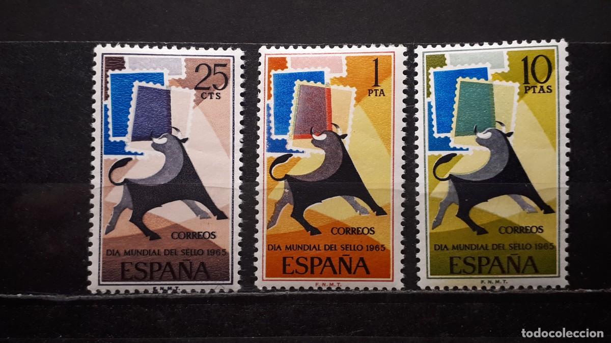 Sellos: Espa&ntilde;a. A&Ntilde;O 1965. **. Edifil 1667/9 - Foto 1