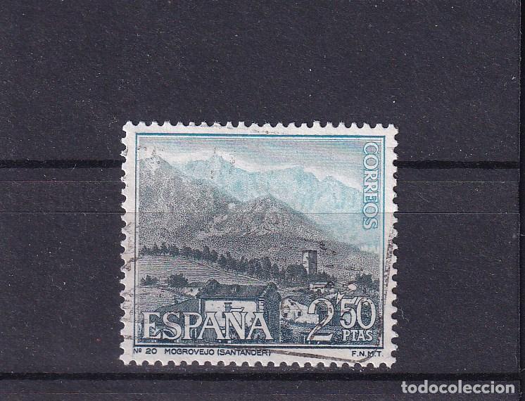 Sellos: ESPA&Ntilde;A 1649 usada, TURISMO, MONGROVEJO (SANTANDER) - Foto 1