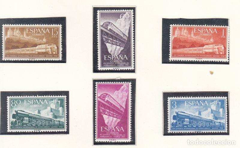 Sellos: 1232-37-FERROCARRILES-CONGRESO - Foto 1