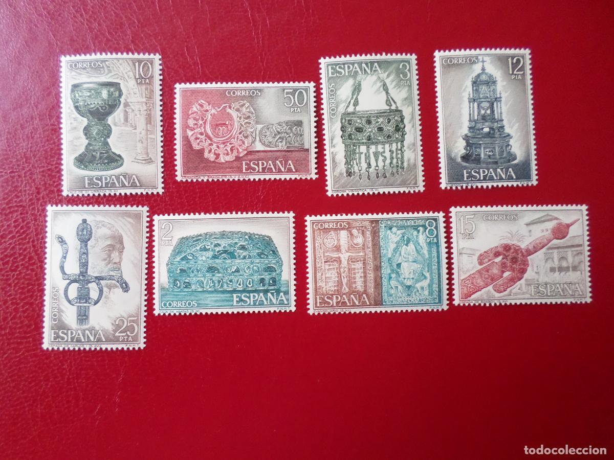 Stamps: 1975, exposicion mundial espa&ntilde;a-75, orfebrer&iacute;a espa&ntilde;ola, edifil SH2252A/2253D