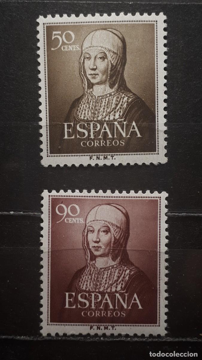 Sellos: ESPA&Ntilde;A . A&ntilde;o 1951 **. EDIFIL 1092, 1094 - Foto 1