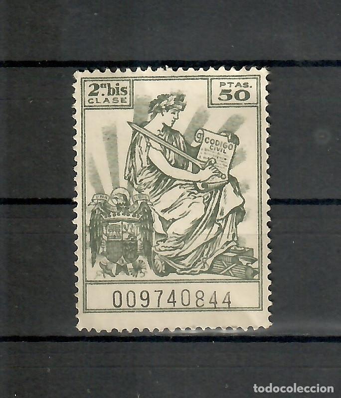Sellos: Espa&ntilde;a Sello Timbre Clase 2 - 50 Ptas - Foto 1