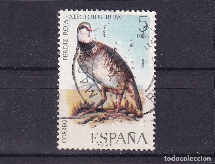 Sellos: espa&ntilde;a 2039 usada, FAUNA, PERDIZ ROJA - Foto 1