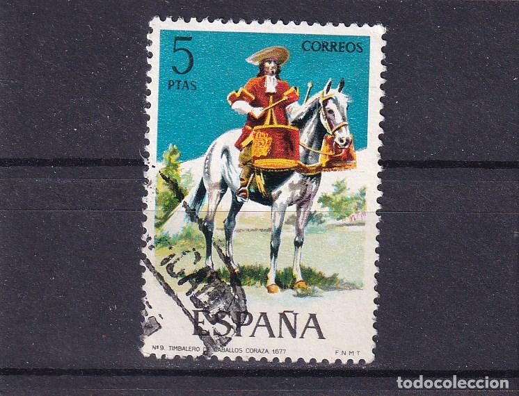 Sellos: ESPA&Ntilde;A 2170 usada, UNIFORMES MILITARES - Foto 1