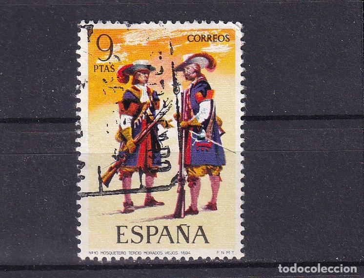 Sellos: ESPA&Ntilde;A 2171 usada, UNIFORMES MILITARES - Foto 1
