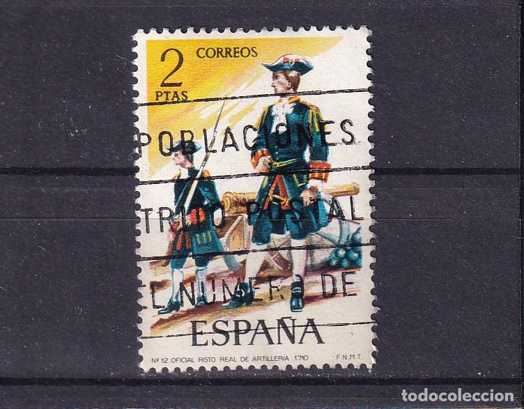 Sellos: ESPA&Ntilde;A 2198 usada, UNIFORMES MILITARES, - Foto 1