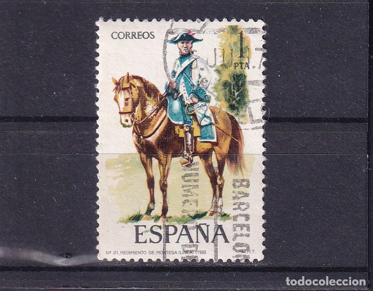 Sellos: ESPA&Ntilde;A 2277 usada, UNIFORMES MILITARES - Foto 1