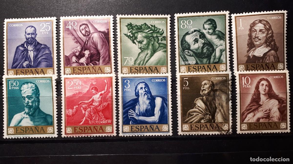 Sellos: ESPA&Ntilde;A. A&Ntilde;O 1963 &deg;/(*)/**. EDIFIL 1498/507 - Foto 1