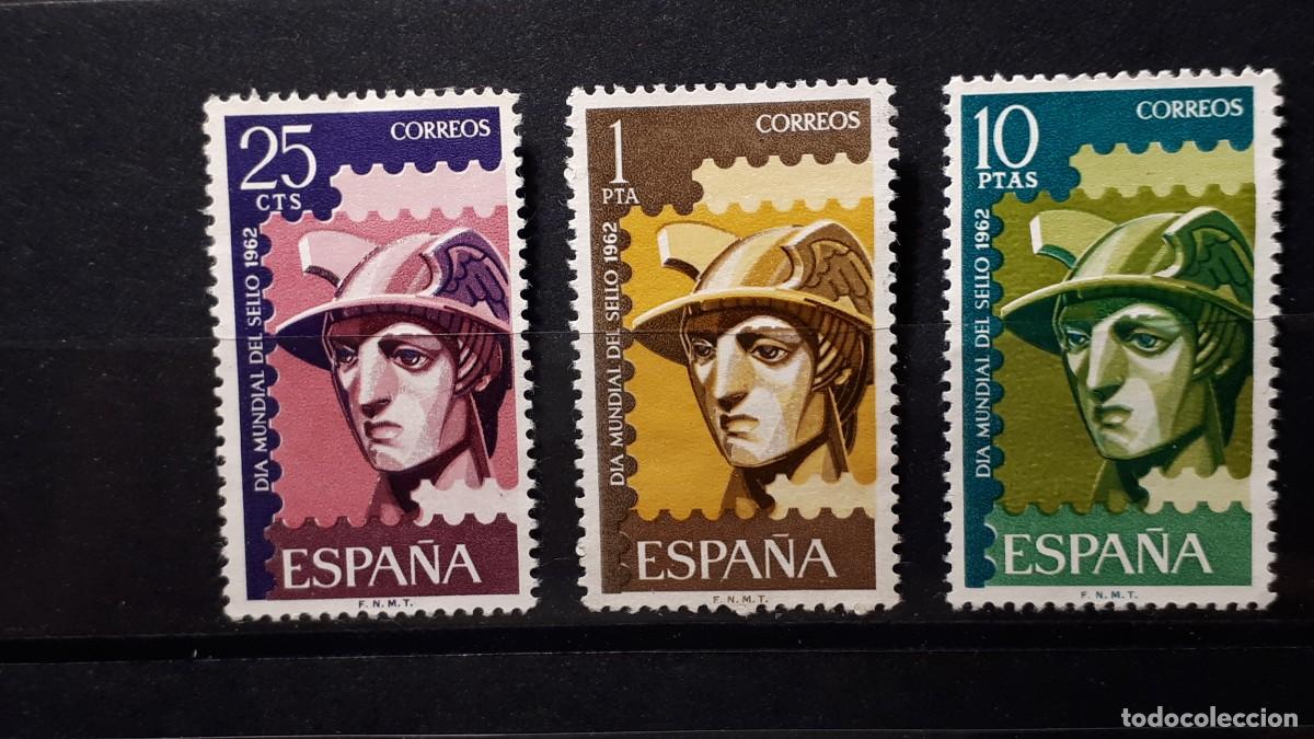 Sellos: ESPA&Ntilde;A. A&Ntilde;O 1962. (*). EDIFIL 1431/3 - Foto 1
