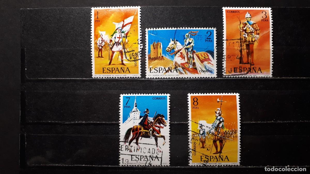 Sellos: ESPA&Ntilde;A. A&Ntilde;O 1973. &deg;. EDIFIL 2139/43 - Foto 1