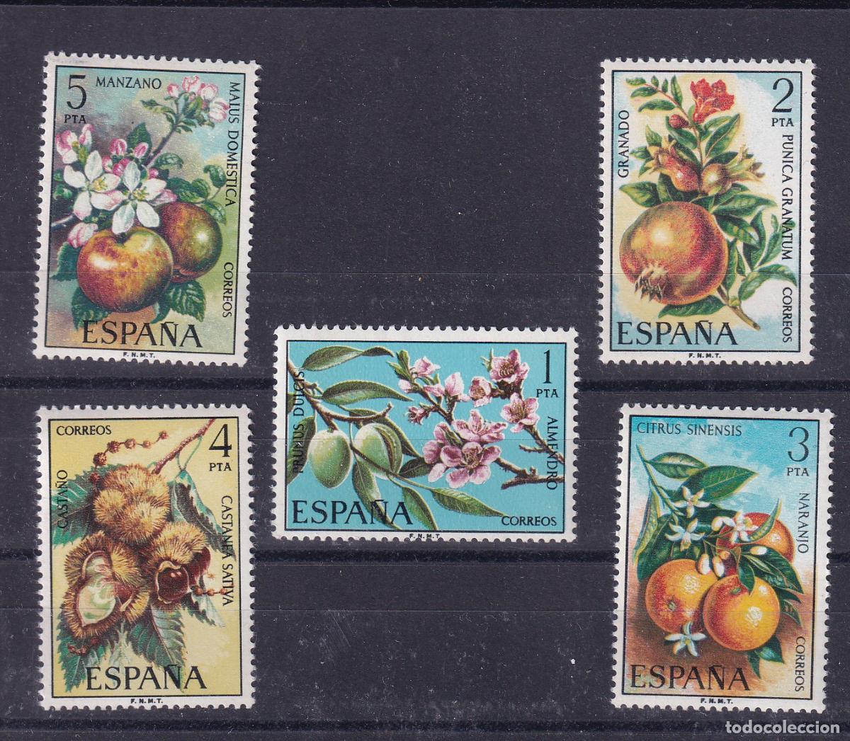 Sellos: ESPA&Ntilde;A 2254/8 sin charnela, FLORA - Foto 1