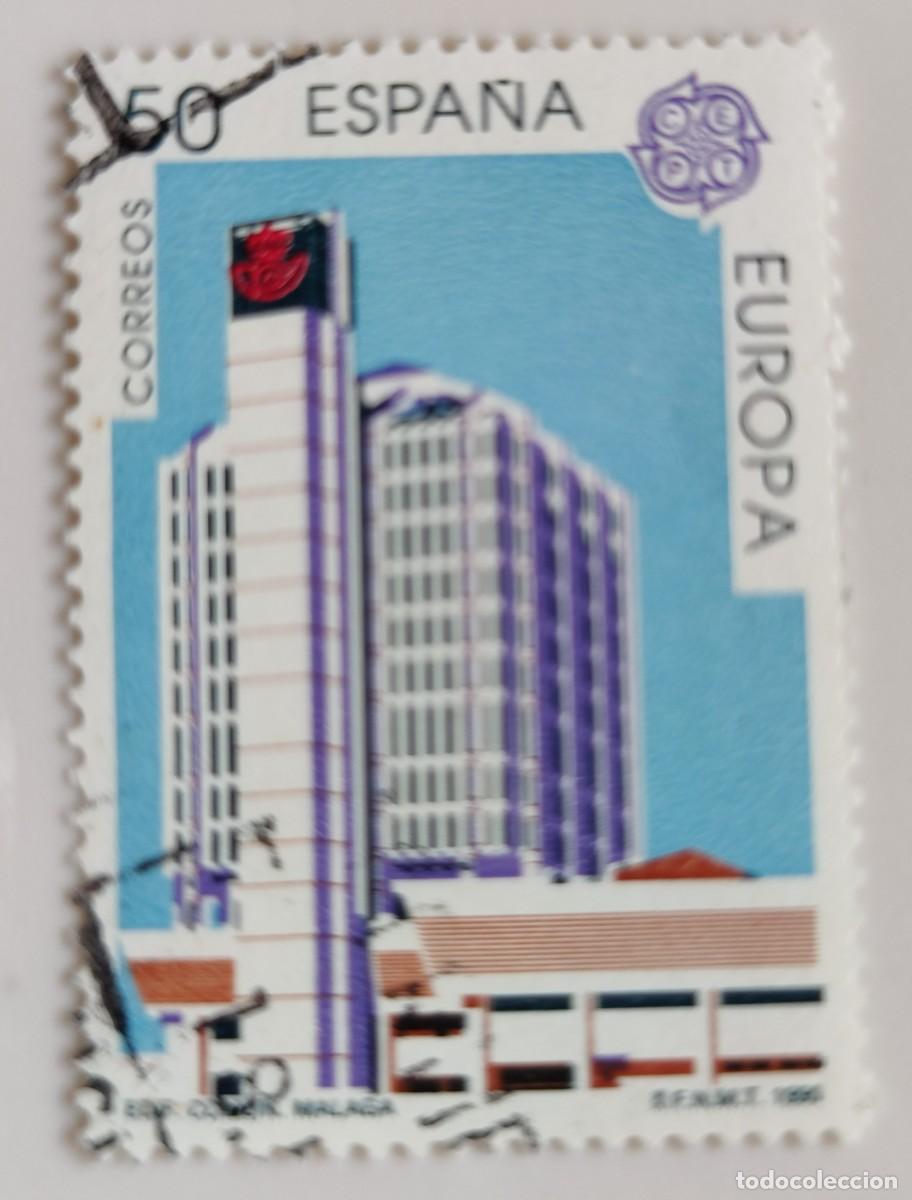 Sellos: Sellos. 2 Sellos de Espa&ntilde;a. Europa Edificios Comunicaciones. A&ntilde;o 1990. Coleccion completa. - Foto 4