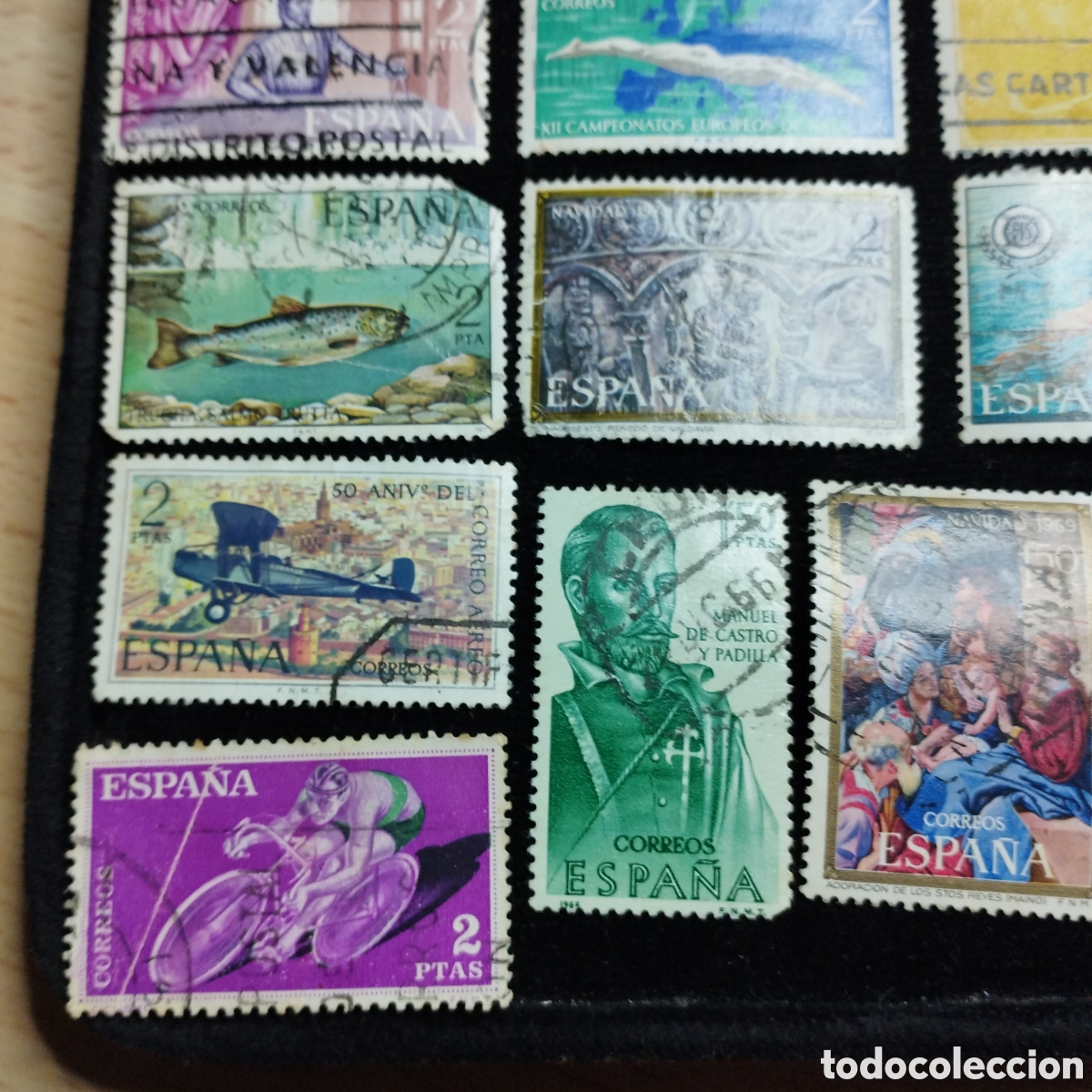 Sellos: Lote de sellos usados. Espa&ntilde;a. - Foto 6