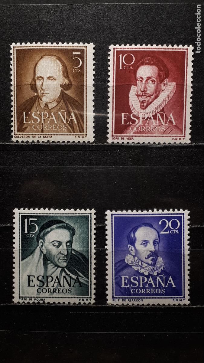 Sellos: ESPA&Ntilde;A. A&Ntilde;O 1950. **. EDIFIL 1071/4 - Foto 1