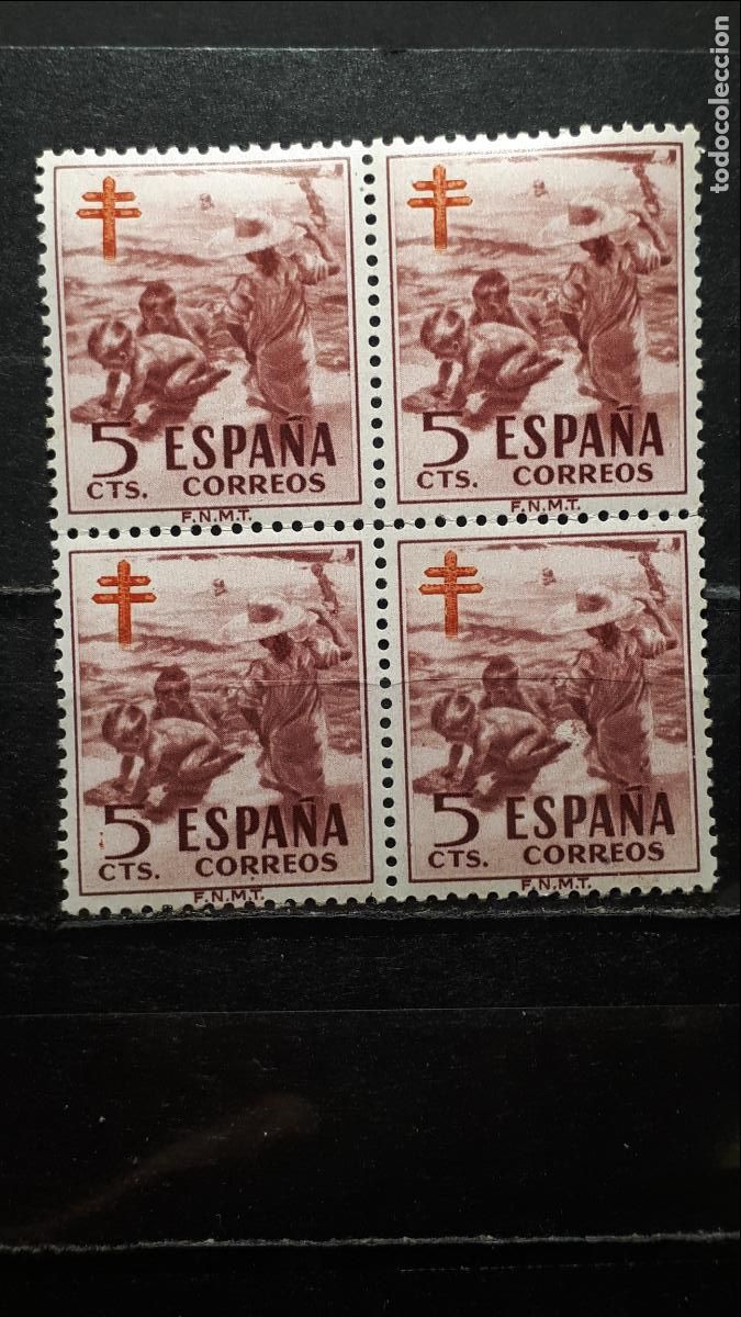 Sellos: ESPA&Ntilde;A. A&Ntilde;O 1951. **. EDIFIL 1105. Aereo - Foto 1