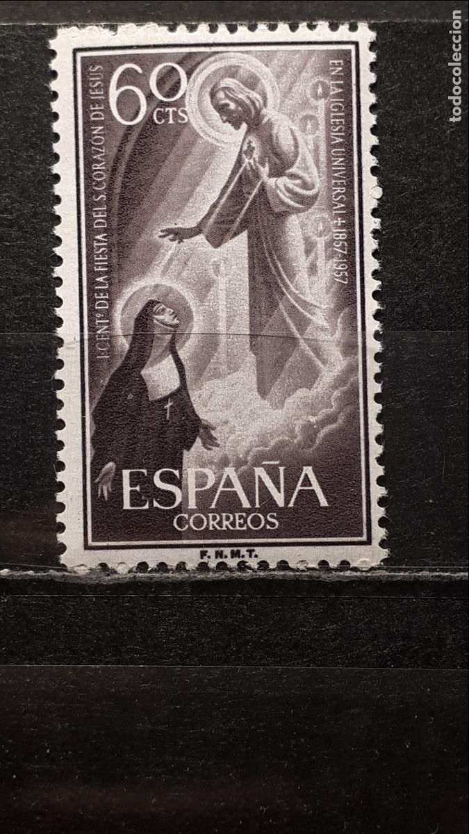 Sellos: ESPA&Ntilde;A. A&Ntilde;O 1957. **. EDIFIL 1207 - Foto 1