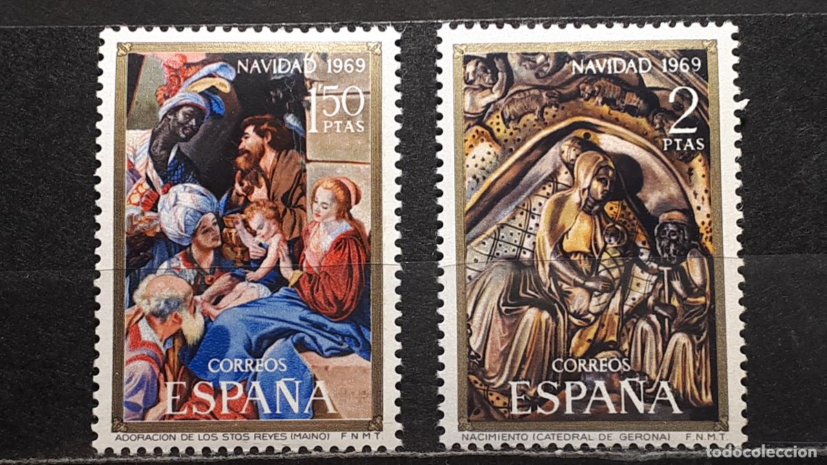 Sellos: ESPA&Ntilde;A. A&Ntilde;O 1969 **. EDIFIL 1944/5 - Foto 1