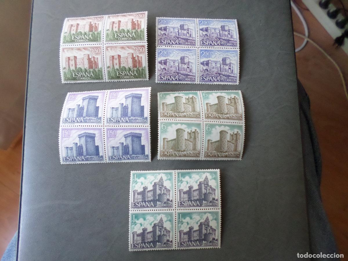 Selos: # 1969, castillos de espa&ntilde;a, edifil 1927/31