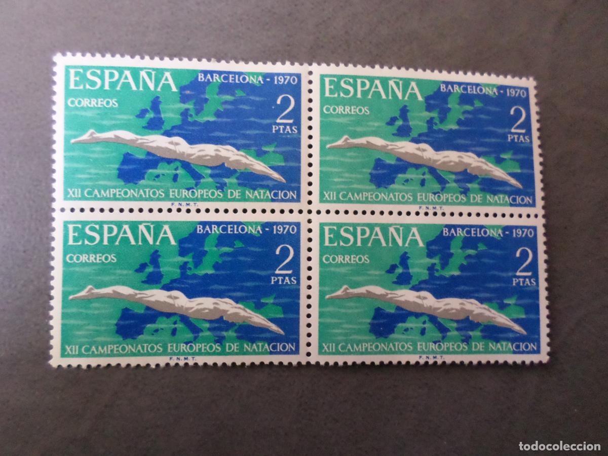 Stamps: # 1970, XII campeonatos europeos de natacion, saltos y waterpolo, edifil 1989