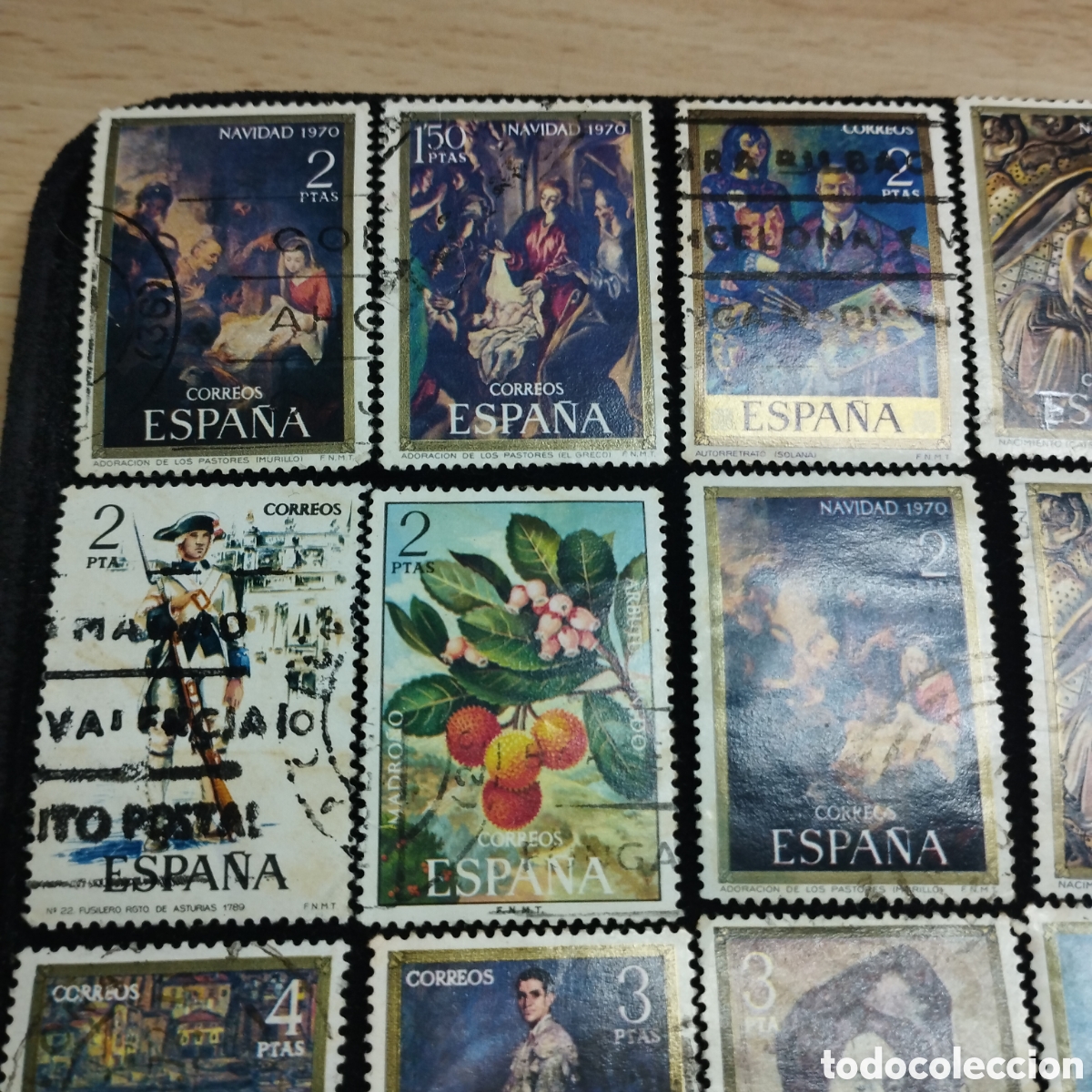 Sellos: Lote de sellos usados, Espa&ntilde;a - Foto 2