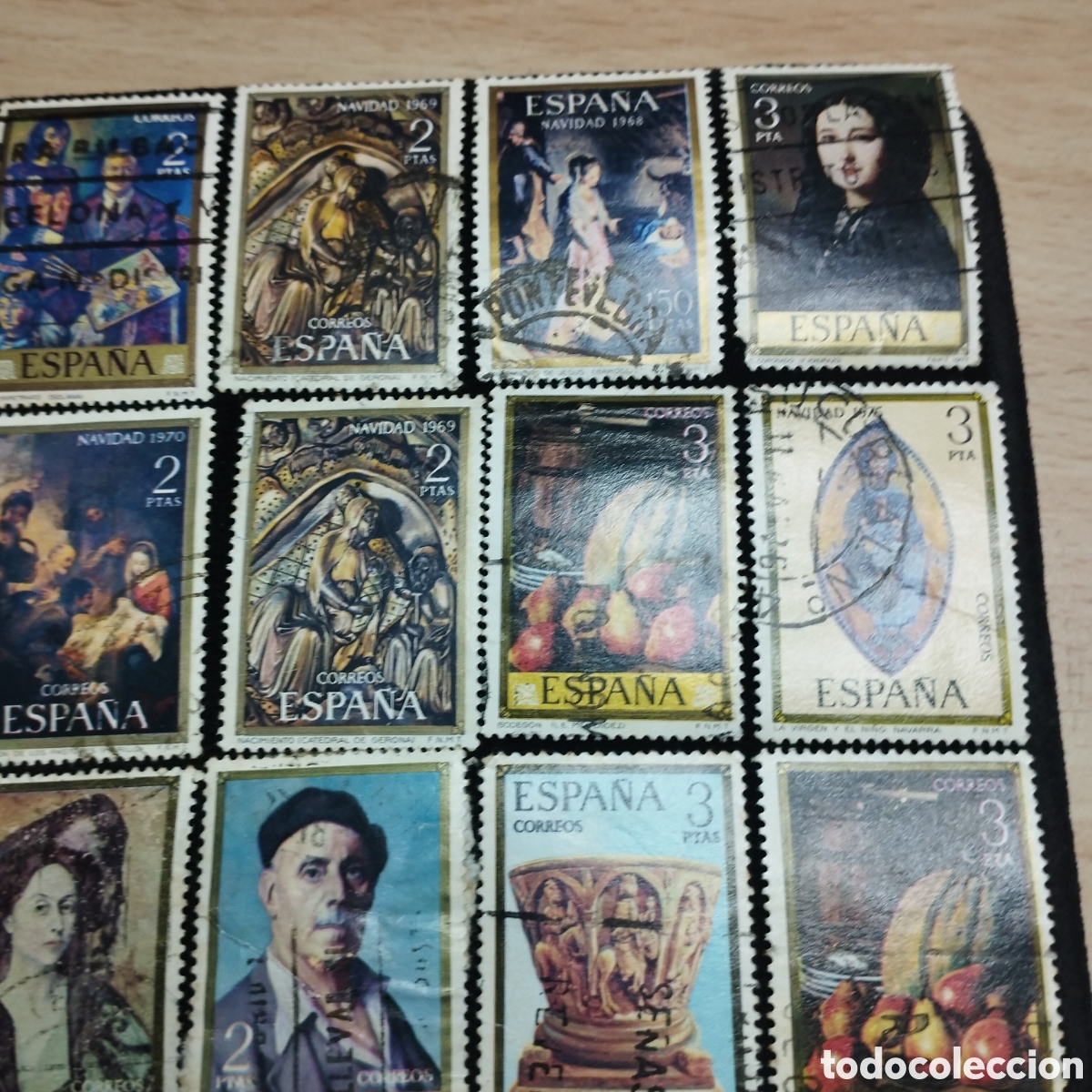 Sellos: Lote de sellos usados, Espa&ntilde;a - Foto 3