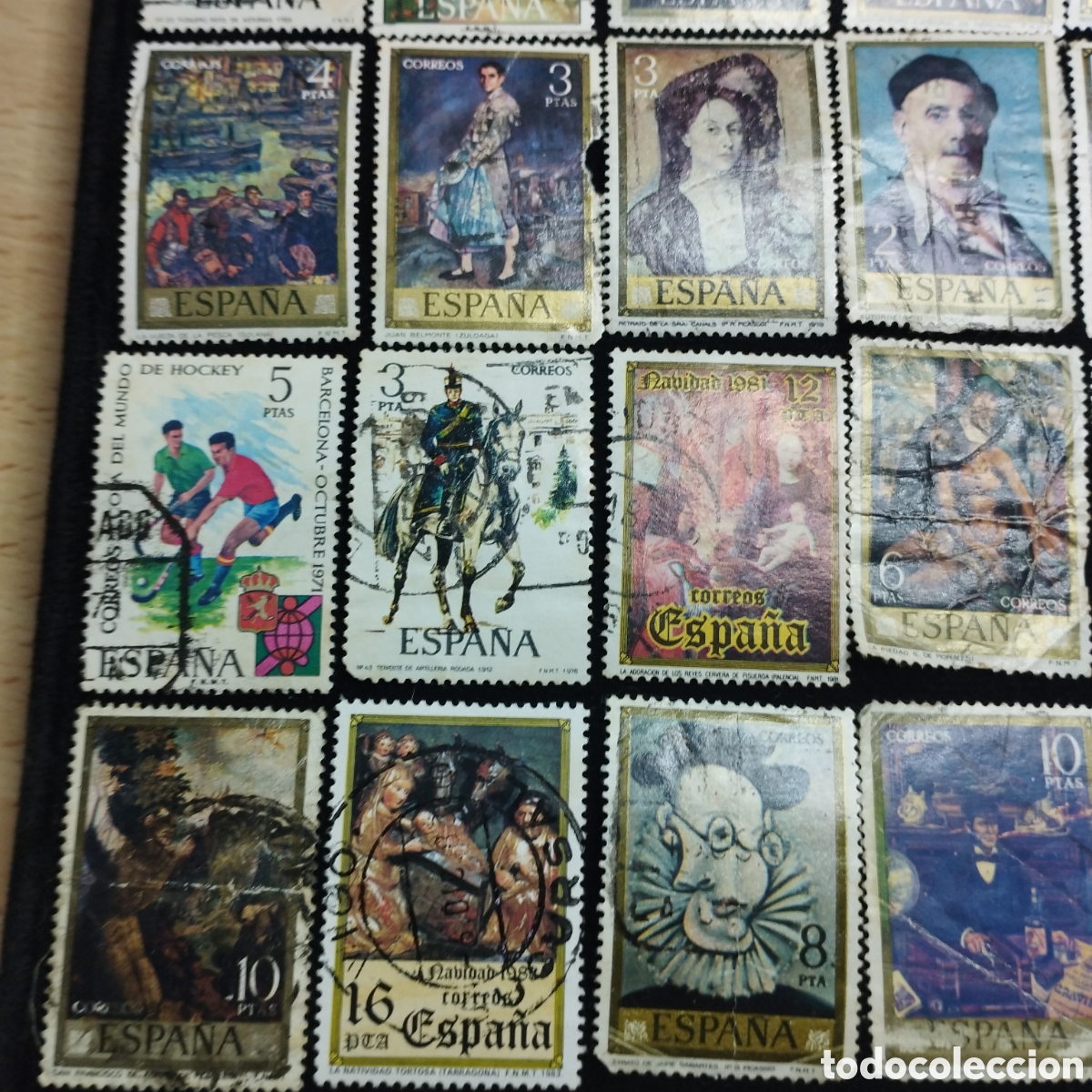 Sellos: Lote de sellos usados, Espa&ntilde;a - Foto 4