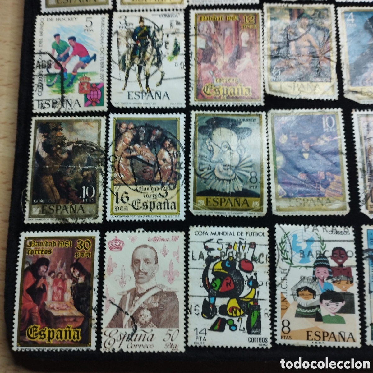 Sellos: Lote de sellos usados, Espa&ntilde;a - Foto 6