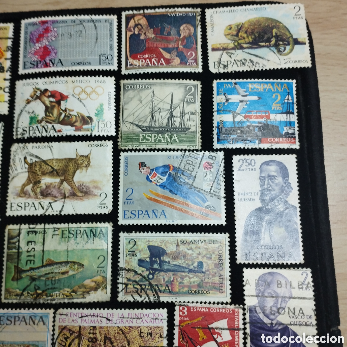 Sellos: Lote de sellos usados. Espa&ntilde;a. - Foto 3