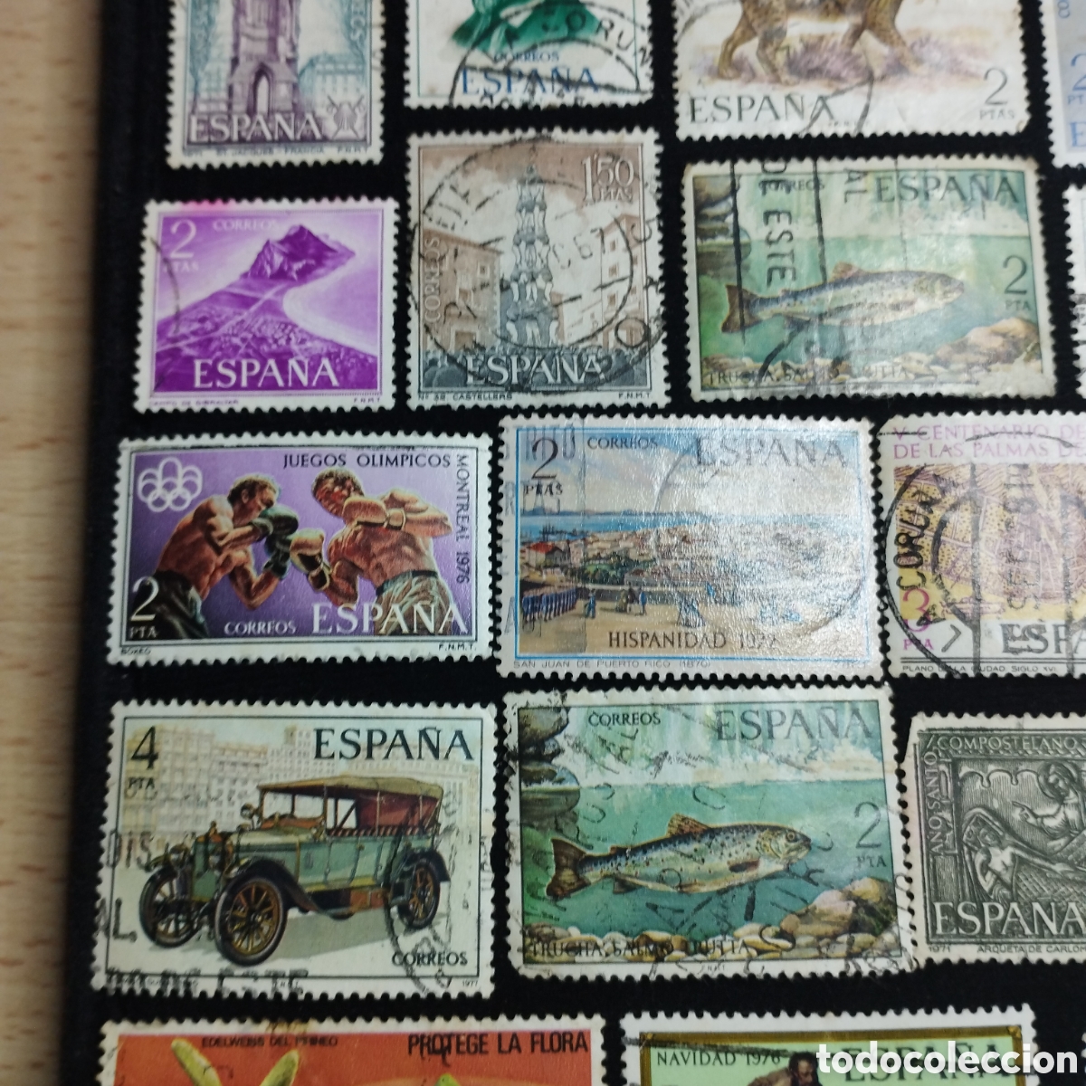 Sellos: Lote de sellos usados. Espa&ntilde;a. - Foto 4