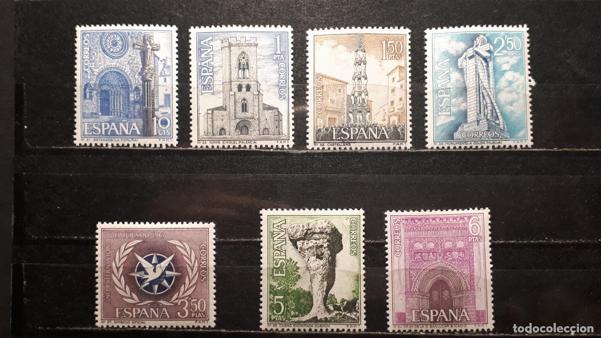 Sellos: ESPA&Ntilde;A. A&Ntilde;O 1967. **. EDIFIL 1802/8 - Foto 1