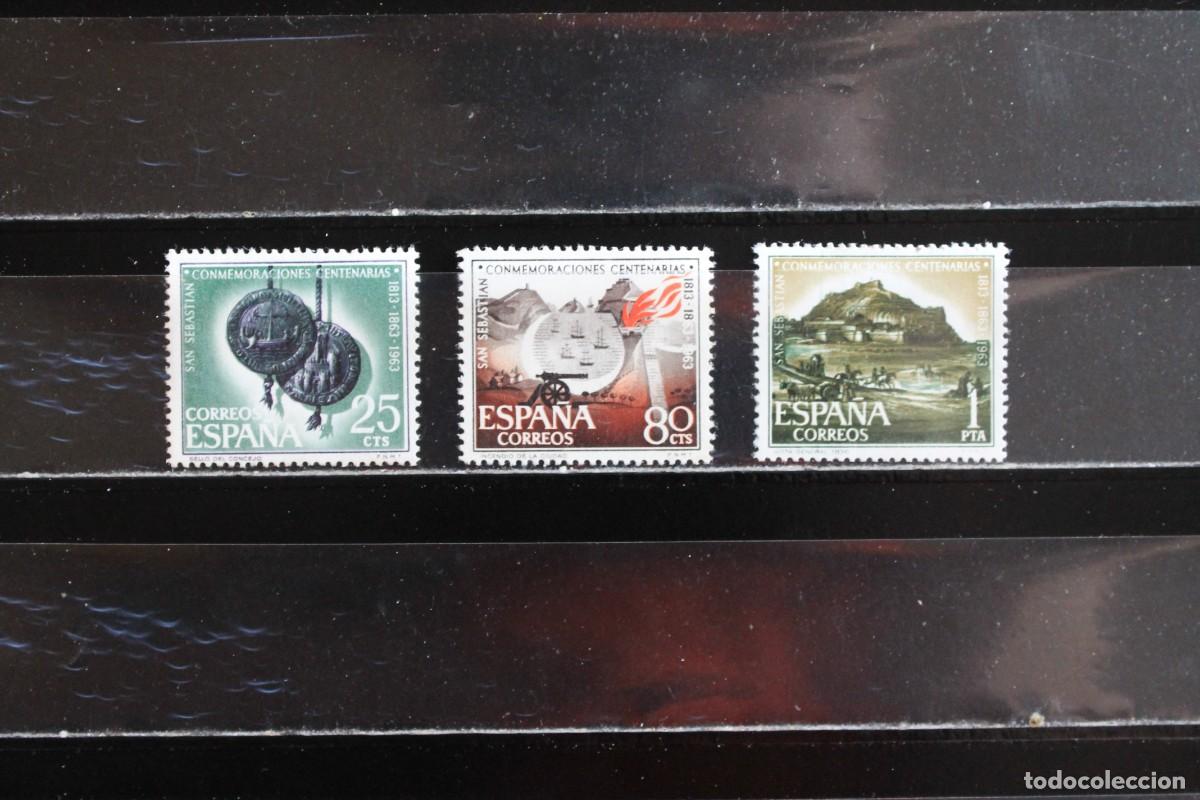 Sellos: EDIFIL 1516/18 SELLOS NUEVOS A&Ntilde;O 1963
