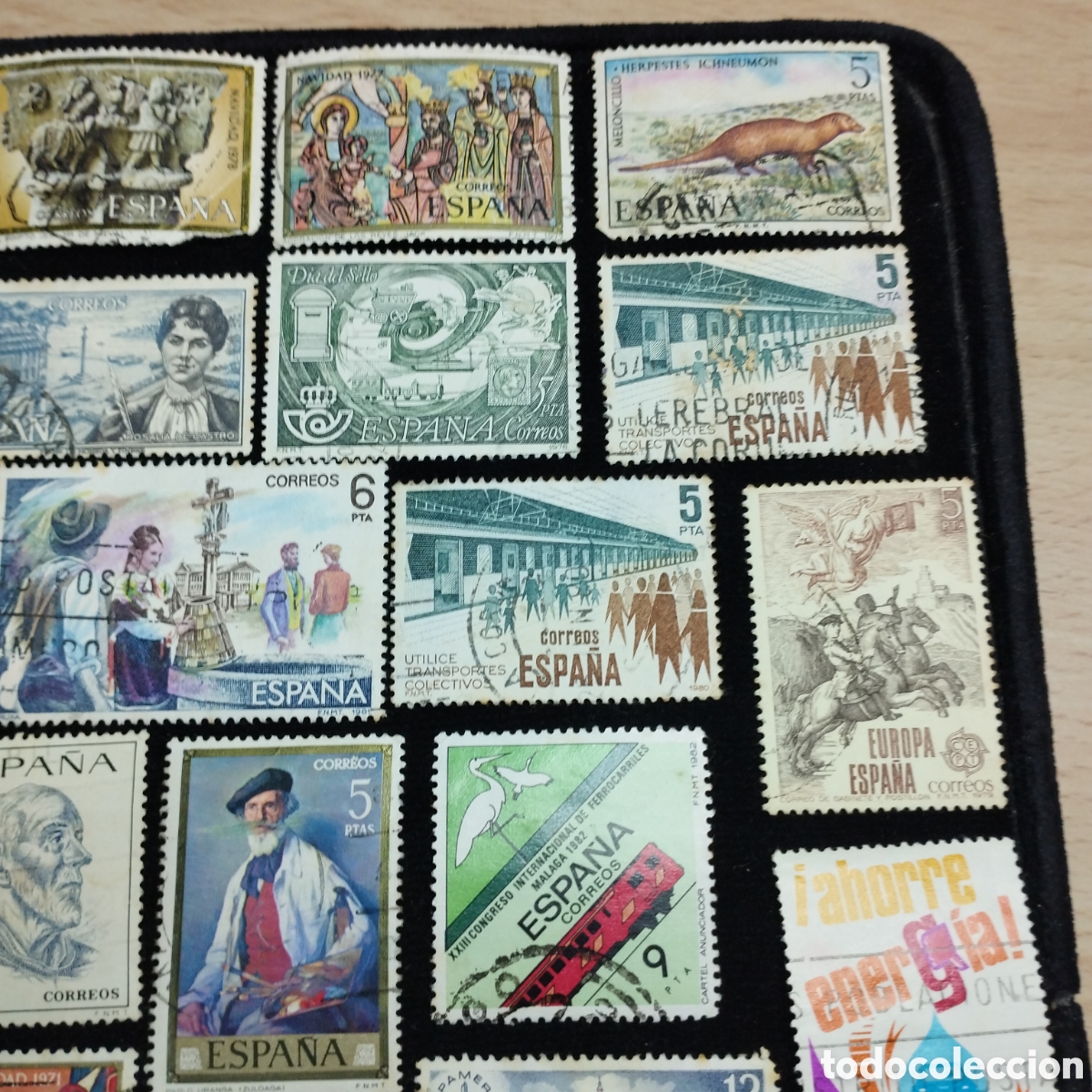 Sellos: Lote de sellos usados, Espa&ntilde;a. - Foto 3