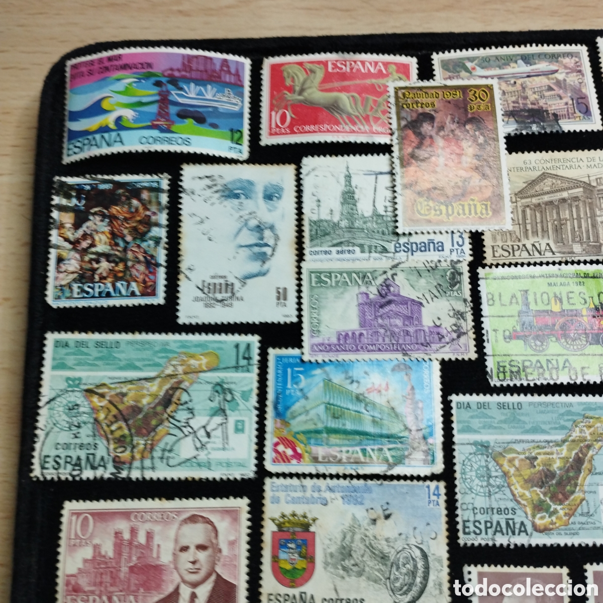 Sellos: Lote de sellos usados, Espa&ntilde;a. - Foto 2
