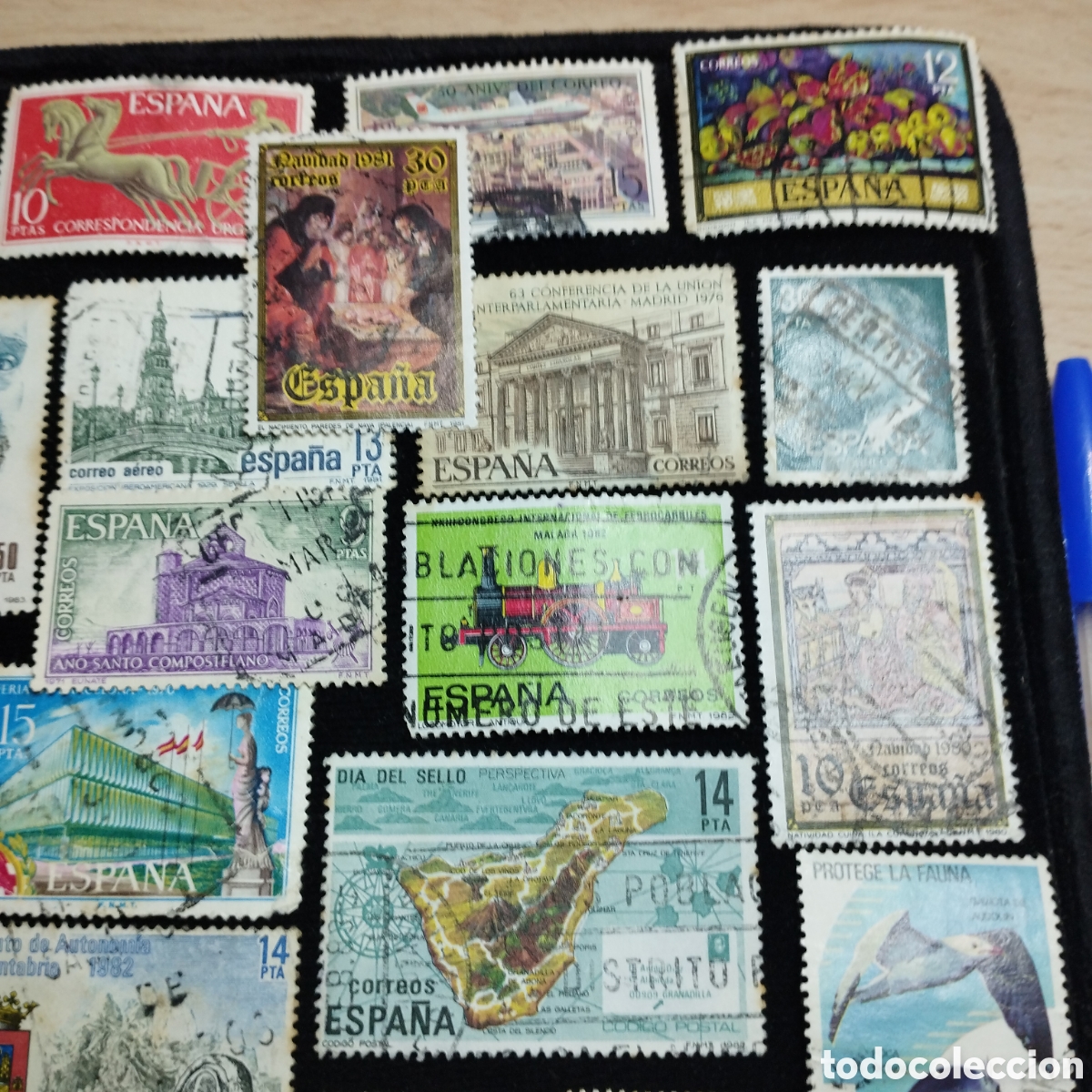Sellos: Lote de sellos usados, Espa&ntilde;a. - Foto 3