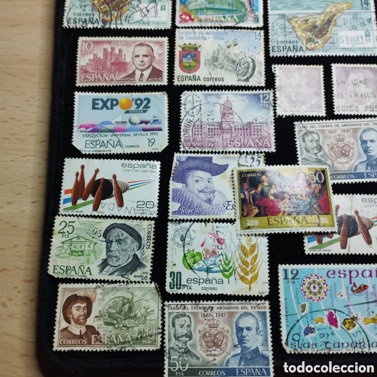Sellos: Lote de sellos usados, Espa&ntilde;a. - Foto 4