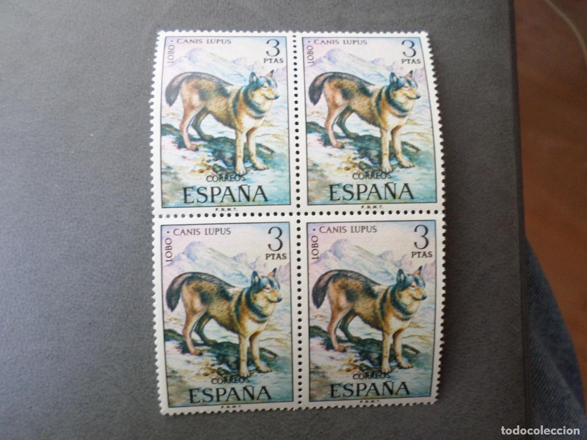 Sellos: # 972, fauna hispanica, lobo, edifil 2104