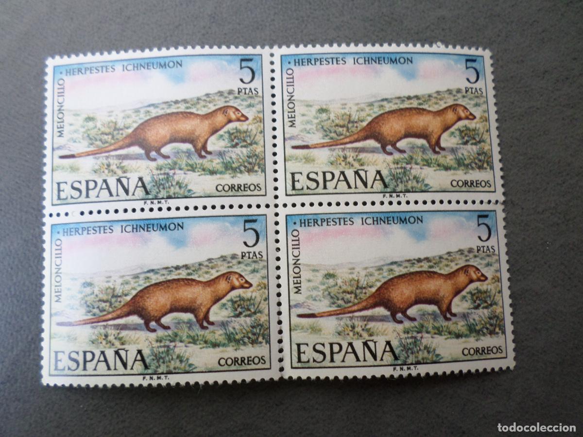 Sellos: # 1972, fauna hispanica, meloncillo, edifil 2105