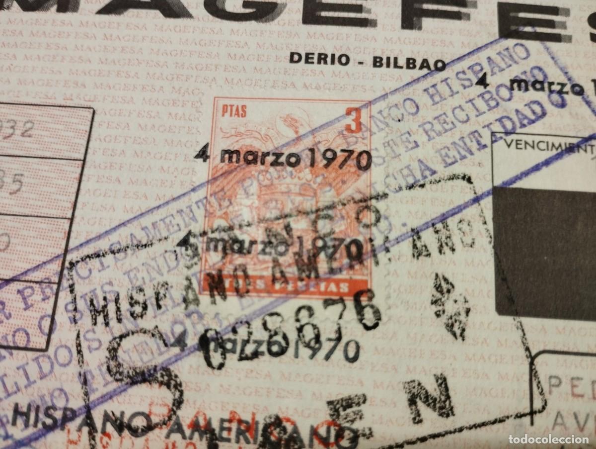 Sellos: POLIZA SOBRECARGADA 4 MARZO 1970 MAGEFESA. - Foto 1