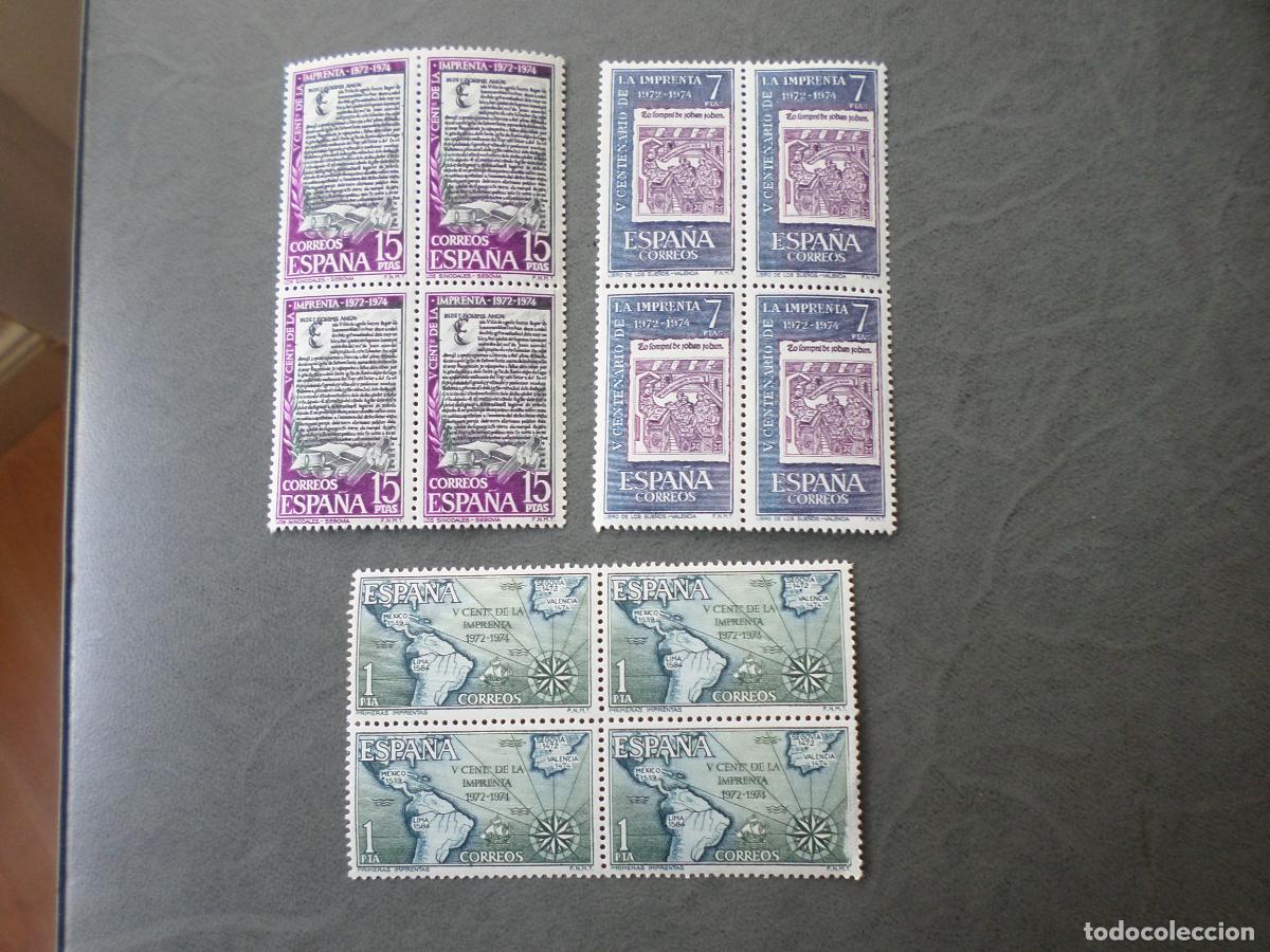 Sellos: # 1973, V centenario de la imprenta, edifil 2164/66 - Foto 1