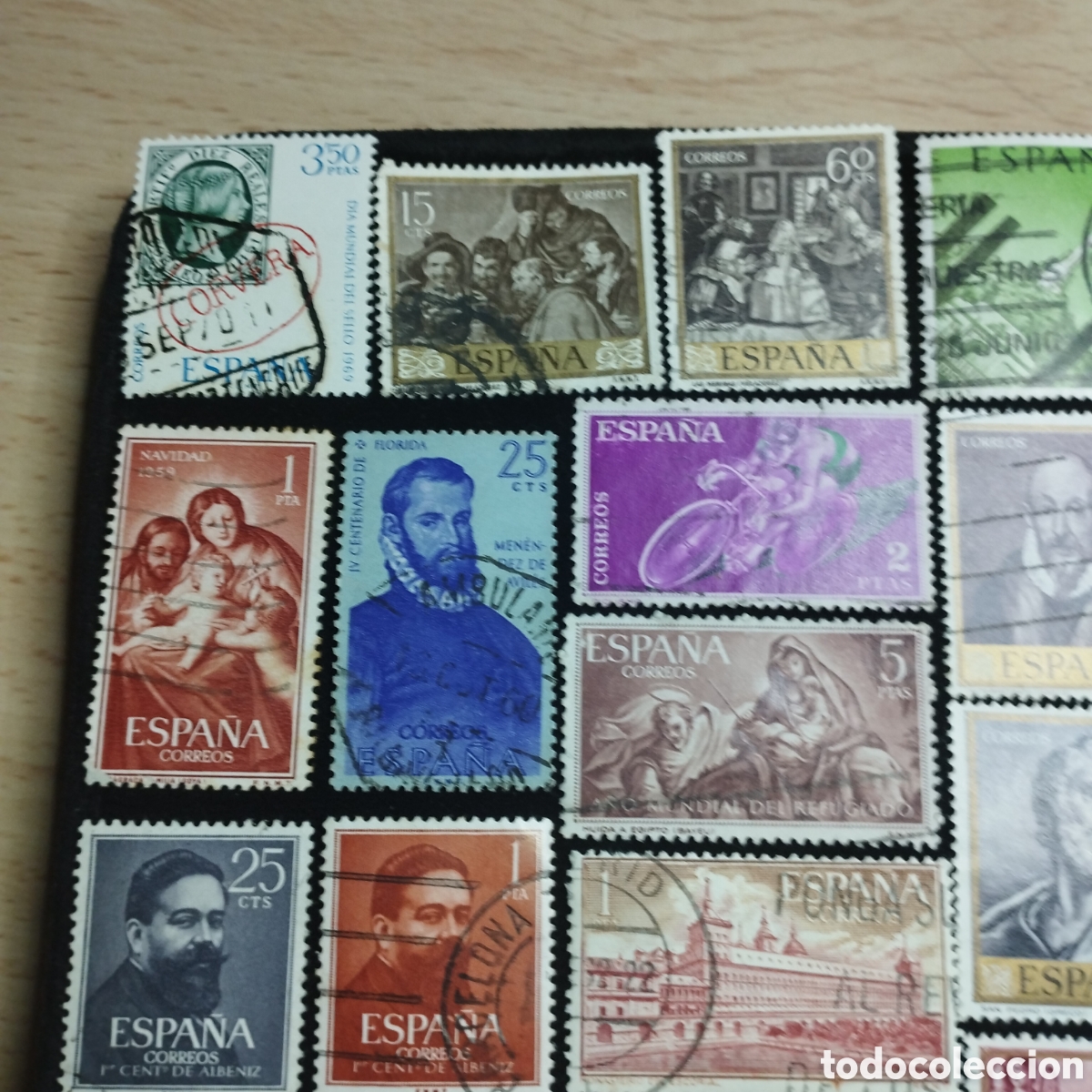 Sellos: Lote de sellos, Espa&ntilde;a, usados. - Foto 2
