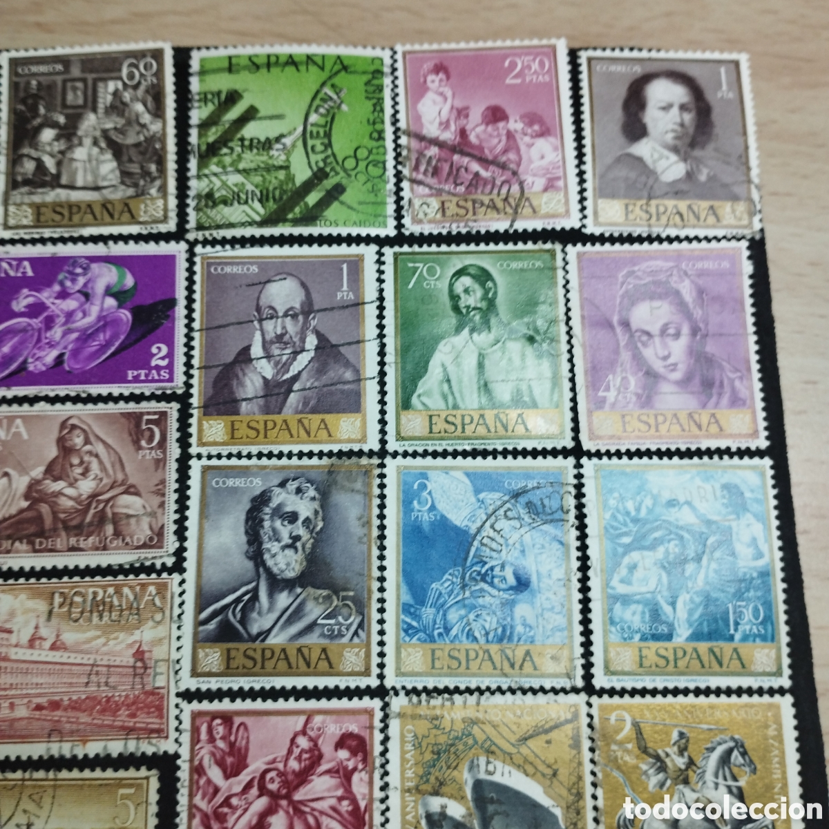 Sellos: Lote de sellos, Espa&ntilde;a, usados. - Foto 3